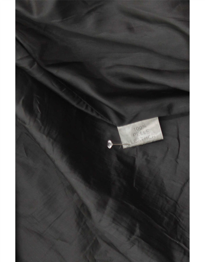 Suprema Chaqueta de cuero para hombre UK 38 Medium Black