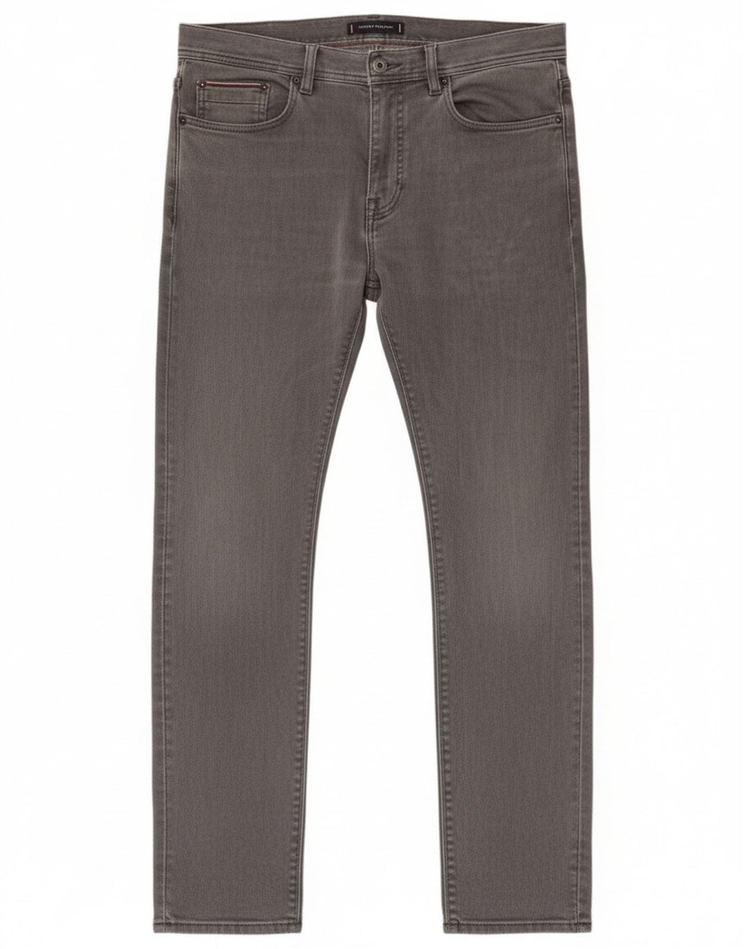 Tommy Hilfiger Vaqueros ajustados Bleecker para hombre W32 L32 Algodón gris