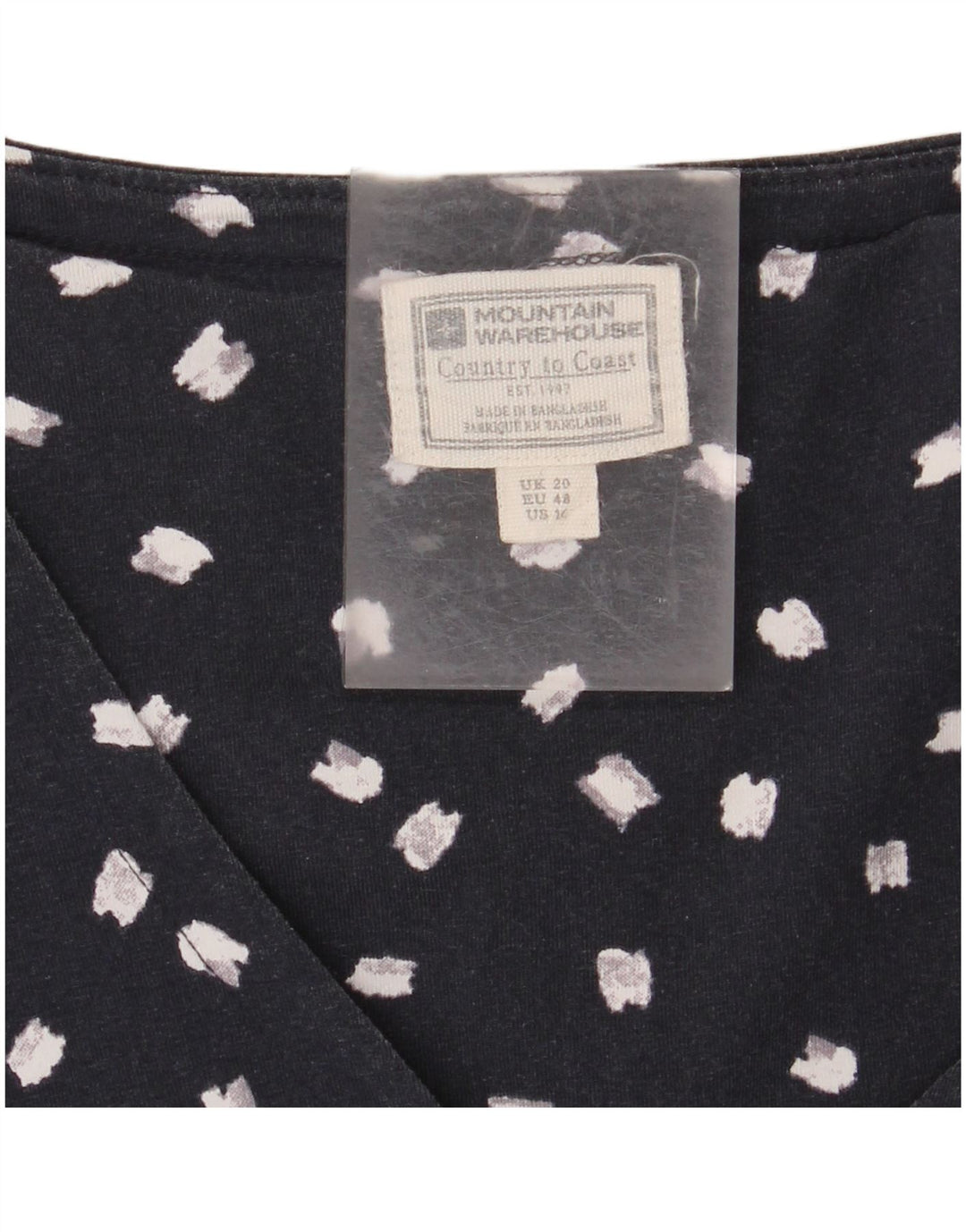 MOUNTAIN WAREHOUSE Vestido acampanado para mujer UK 20 2XL Azul marino manchado