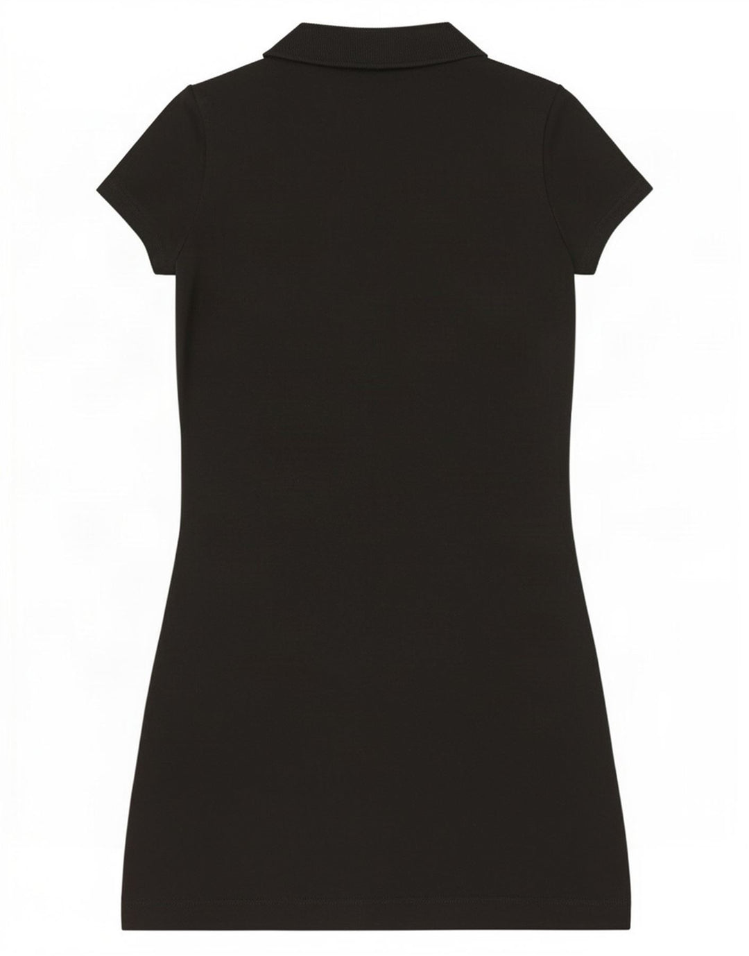 Lacoste Vestido Polo Para Mujer Talla 34 Pequeño Negro