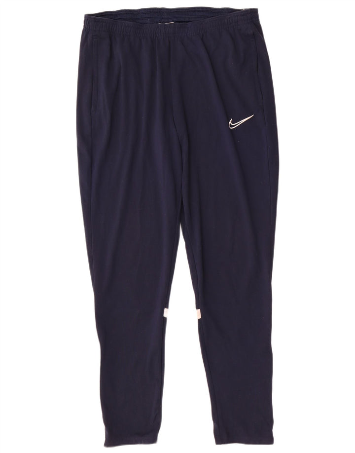 Pantalón De Chándal Nike Dri Fit Para Hombre Poliéster Azul Marino Mediano