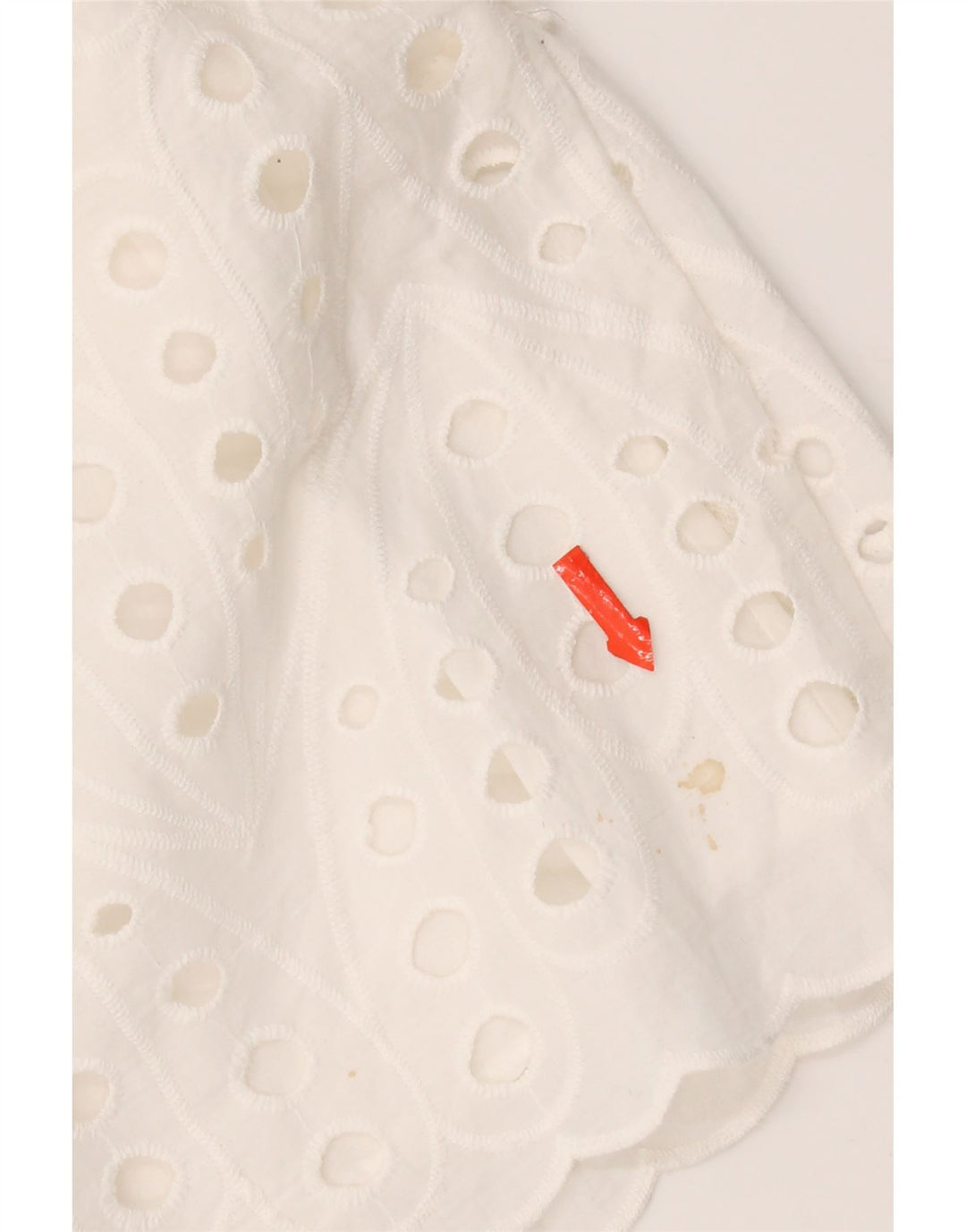 Zara Vestido Camisero Mujer UK 44 Mediano Blanco