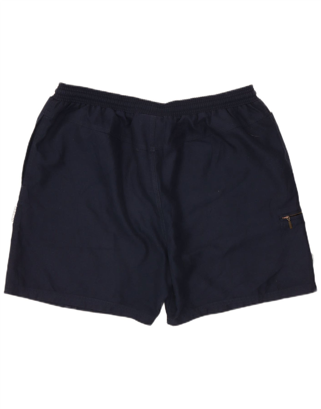 UMBRO Pantalones cortos cargo para hombre grande W34 Poliéster azul marino