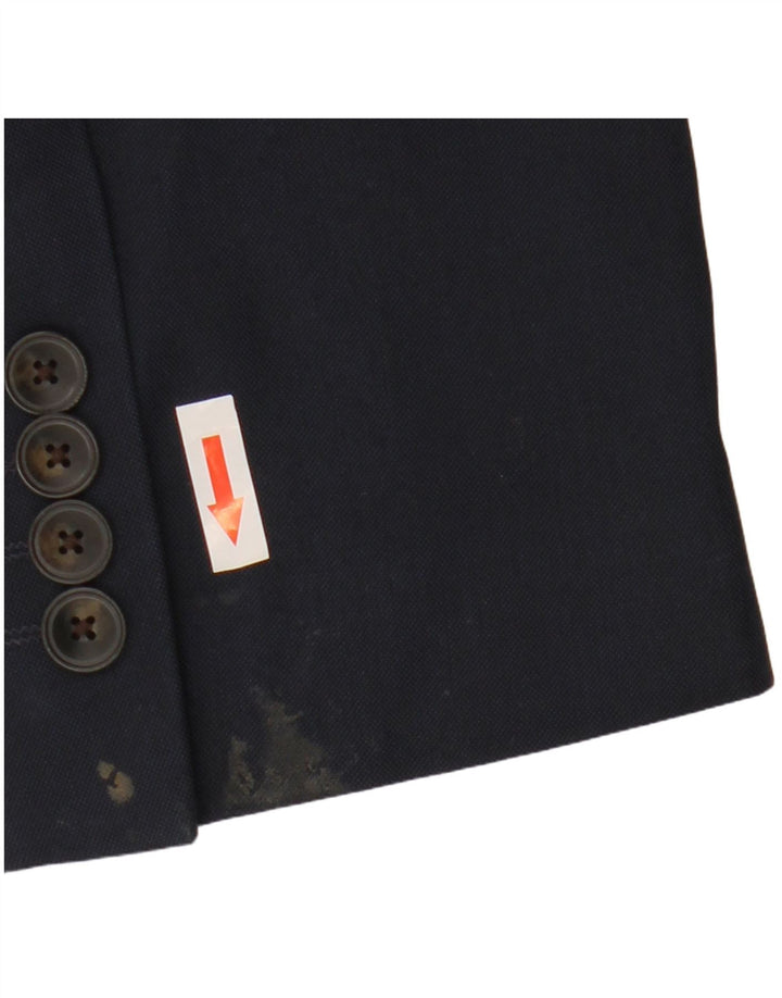 Marks & Spencer Chaqueta tipo blazer entallada con 2 botones para hombre UK 38 Medium Azul marino