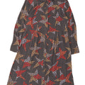 Vestido camisero con estampado abstracto para mujer de White Stuff, talla grande, Lyocell gris