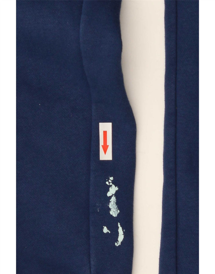 Adidas Hombre Pantalones De Chándal Joggers Medium Azul Marino Algodón