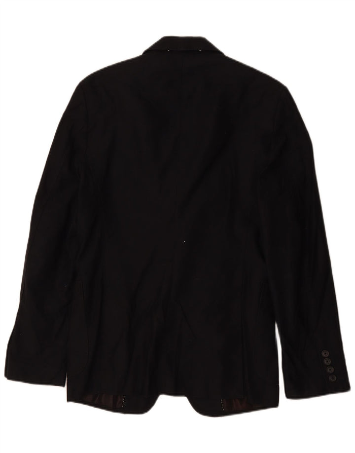Zara Chaqueta tipo blazer de 2 botones para hombre EU 46 Small Azul marino