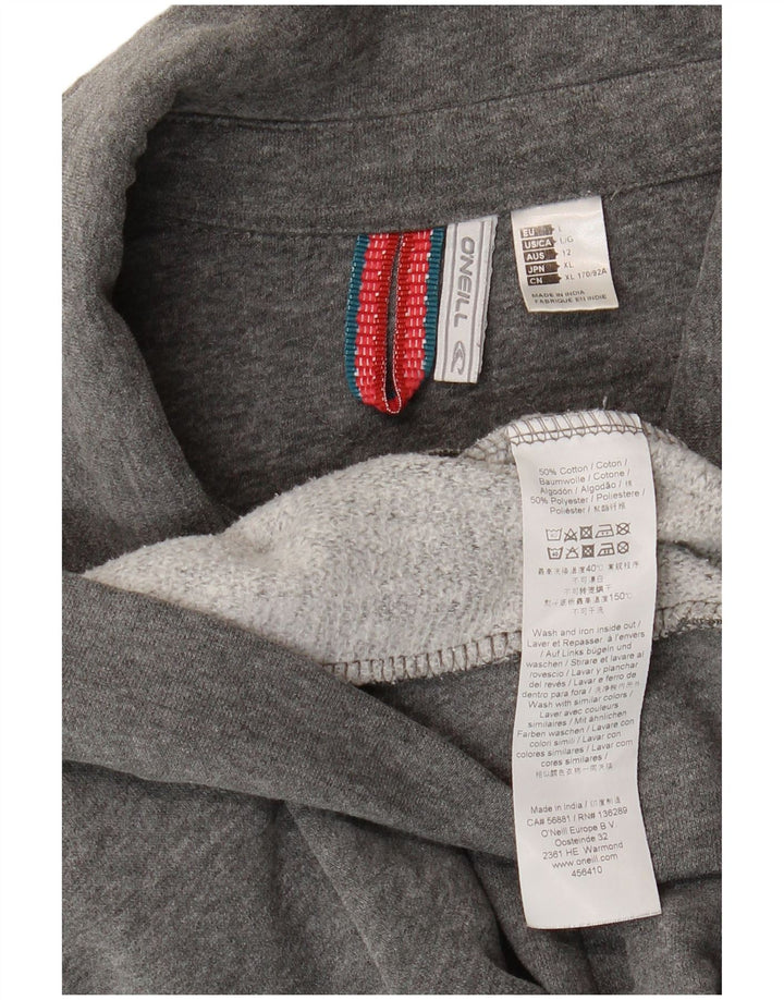 O'Neill Chaqueta de chándal para mujer UK 40 Grande Algodón moteado gris