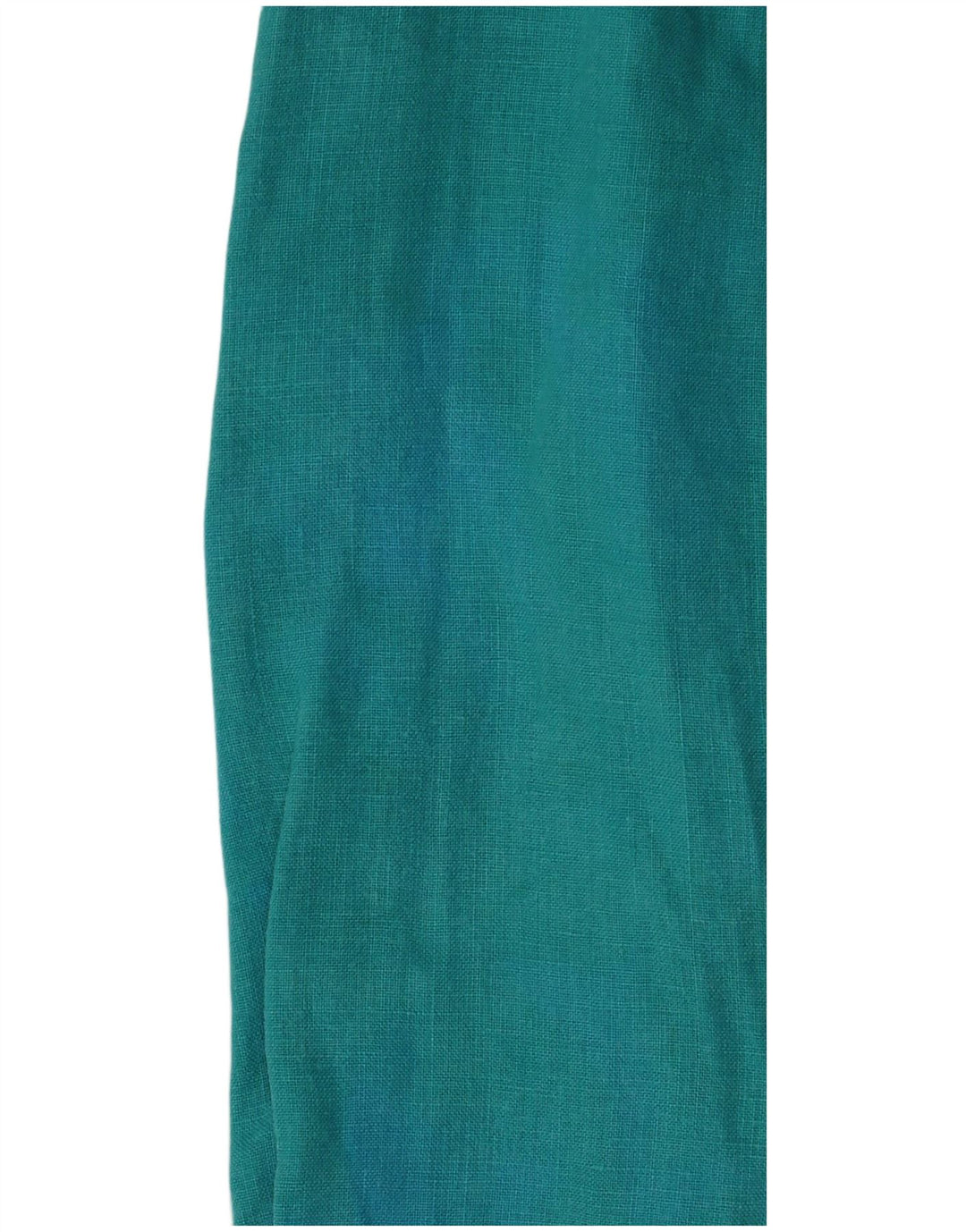 RALPH LAUREN Blusa de manga larga para mujer UK 14 Lino turquesa medio