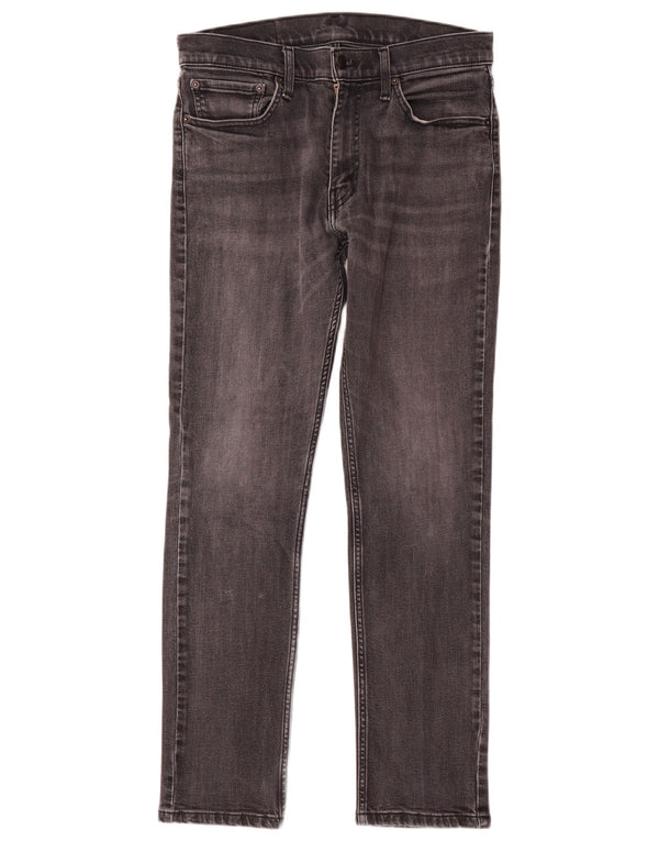 Levi's Hombre 511 Slim Jeans W32 L30 Algodón Gris