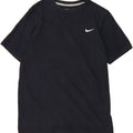 NIKE Womens Regular Fit T-Shirt Top UK 12 Medium Navy Blue Vintage Nike and Second-Hand Nike from Messina Hembry 