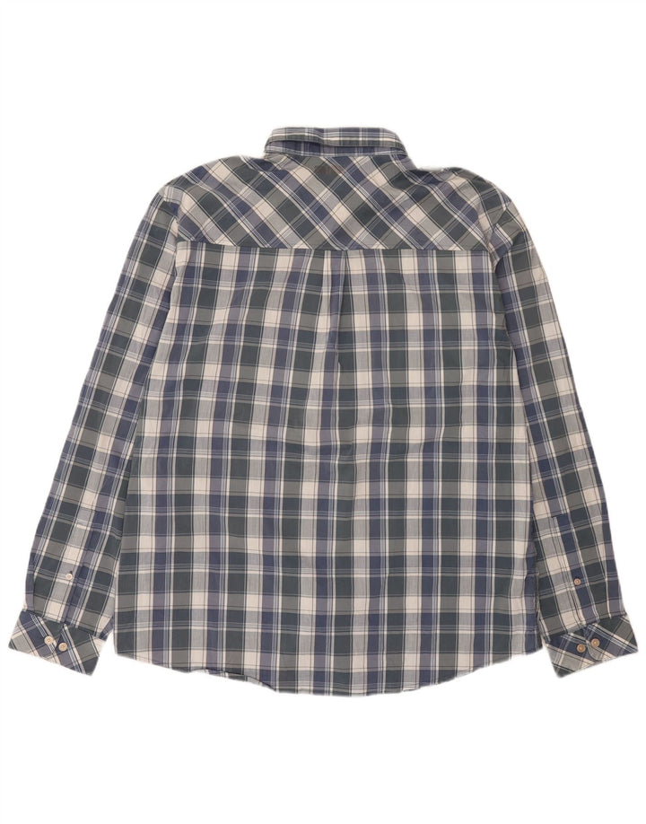 Camisa Rohan Hombre XL Cuadros Azul Poliéster