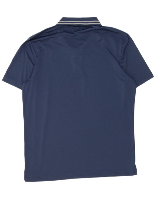 Calvin Klein Polo para hombre pequeño poliéster azul marino