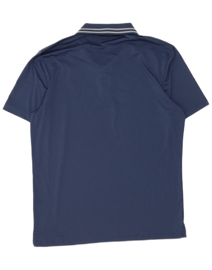 Calvin Klein Polo para hombre pequeño poliéster azul marino