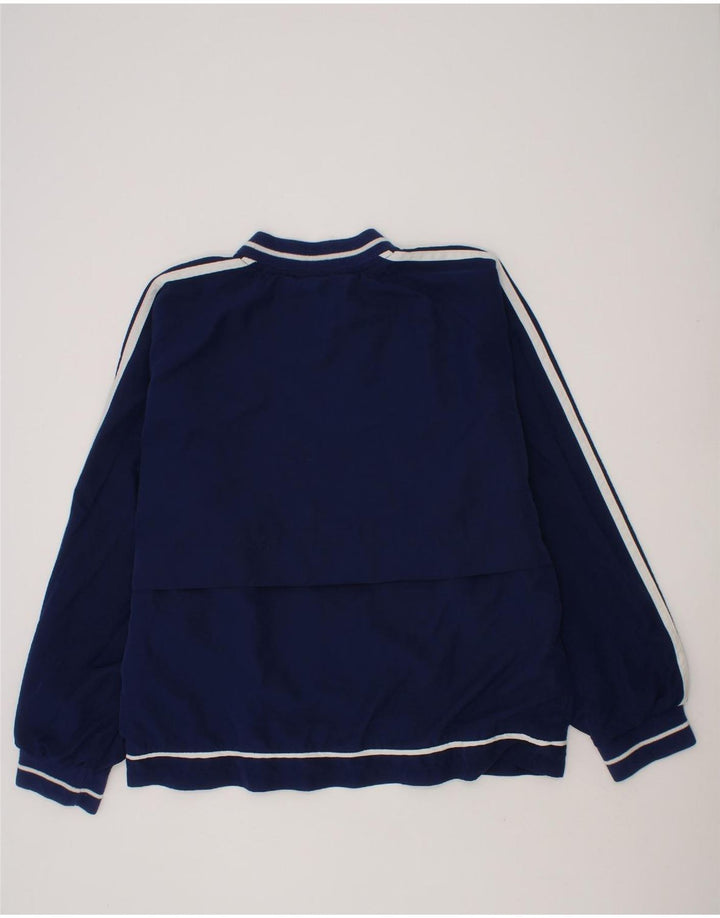 ADIDAS Boys Pullover Tracksuit Top 11-12 Years Navy Blue Polyamide Vintage Adidas and Second-Hand Adidas from Messina Hembry 