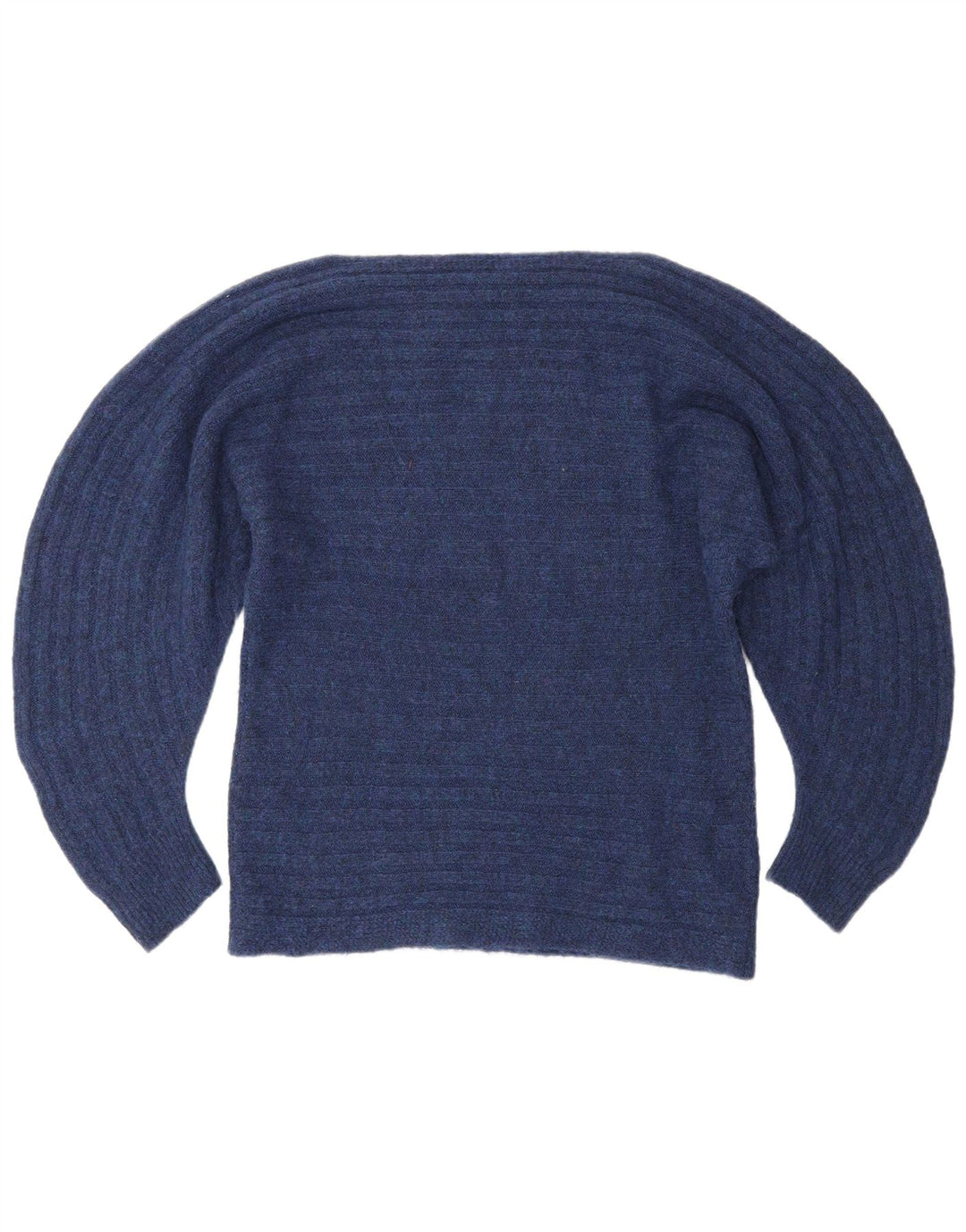 Max & Co. Suéter tipo jersey con cuello barco para mujer, talla 44, tamaño mediano, azul marino