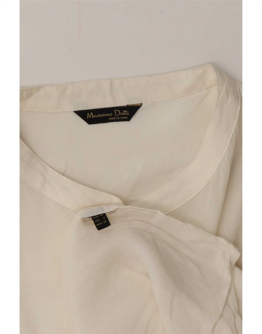 Massimo Dutti Jersey Mujer EU 40 Medium Off White