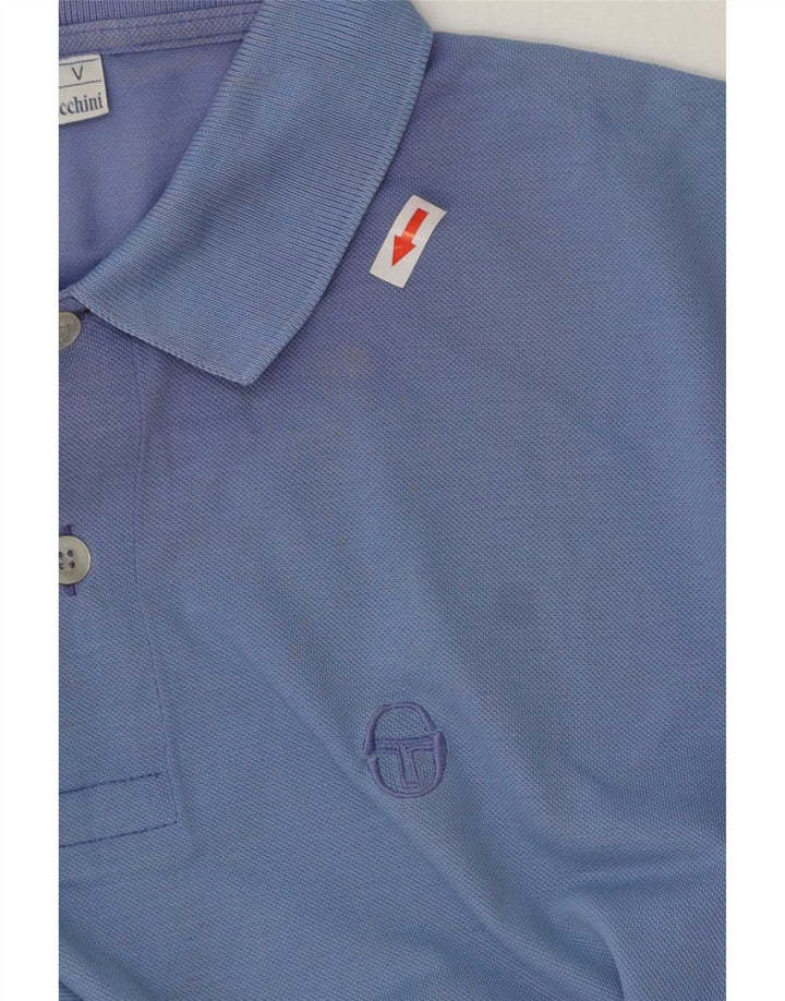 Sergio Tacchini Polo para hombre grande azul