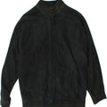 VINTAGE Womens Bomber Jacket UK 20 2XL Navy Blue Vintage Vintage and Second-Hand Vintage from Messina Hembry 