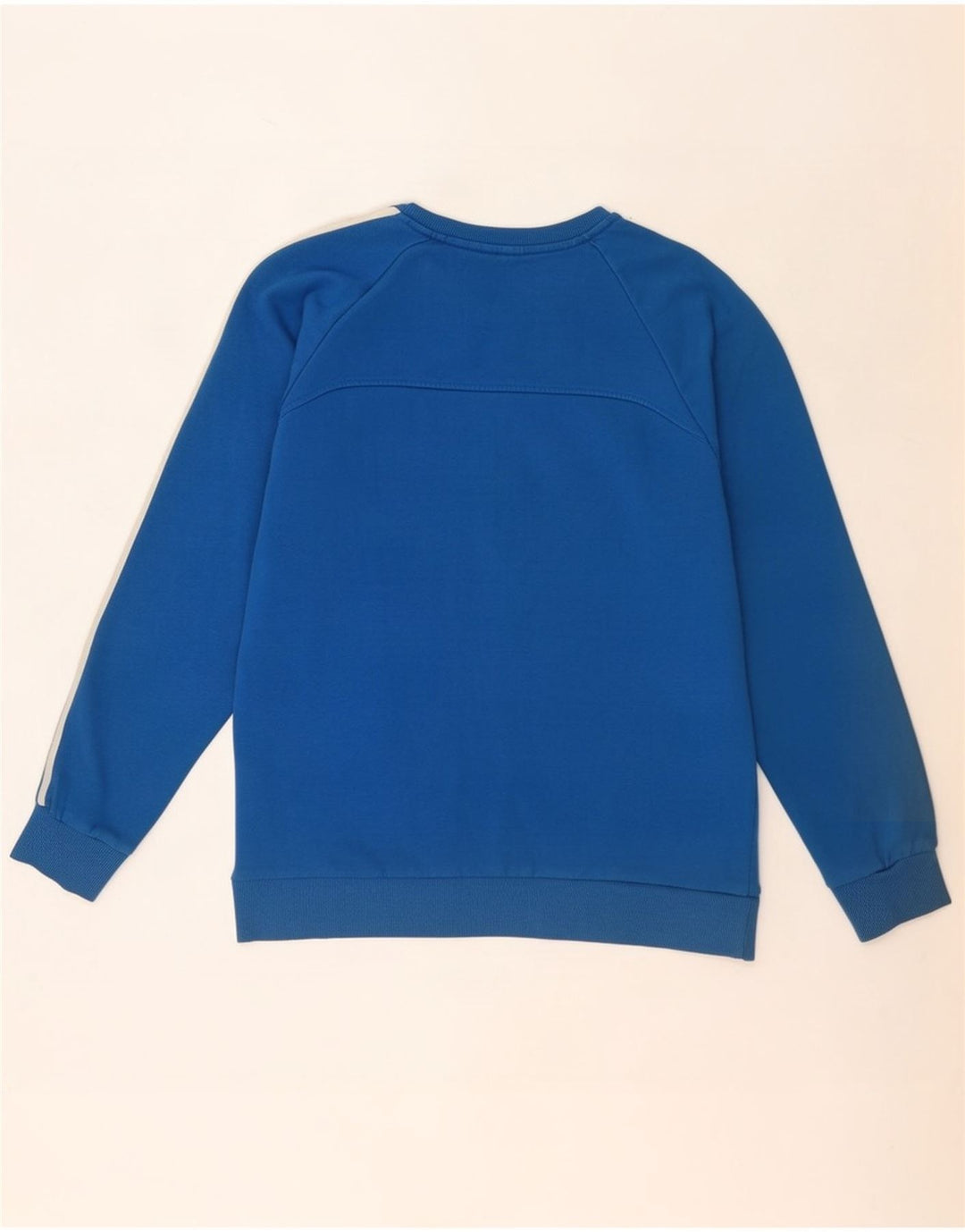 Adidas Hombre Sudadera Jumper Grande Azul Algodón