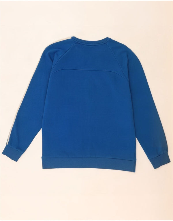 Adidas Hombre Sudadera Jumper Grande Azul Algodón