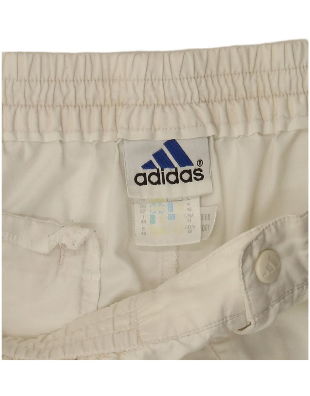 Bañador Adidas Hombre Mediano Blanco Poliéster