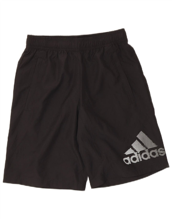 Adidas Hombre Aeroready Graphic Sport Shorts Pequeño Poliéster Negro
