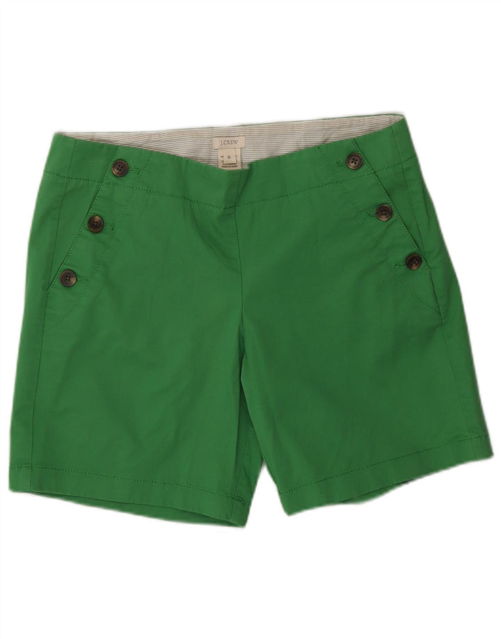 J. Crew Pantalones cortos chinos para mujer US 6 Medium W30 Algodón verde