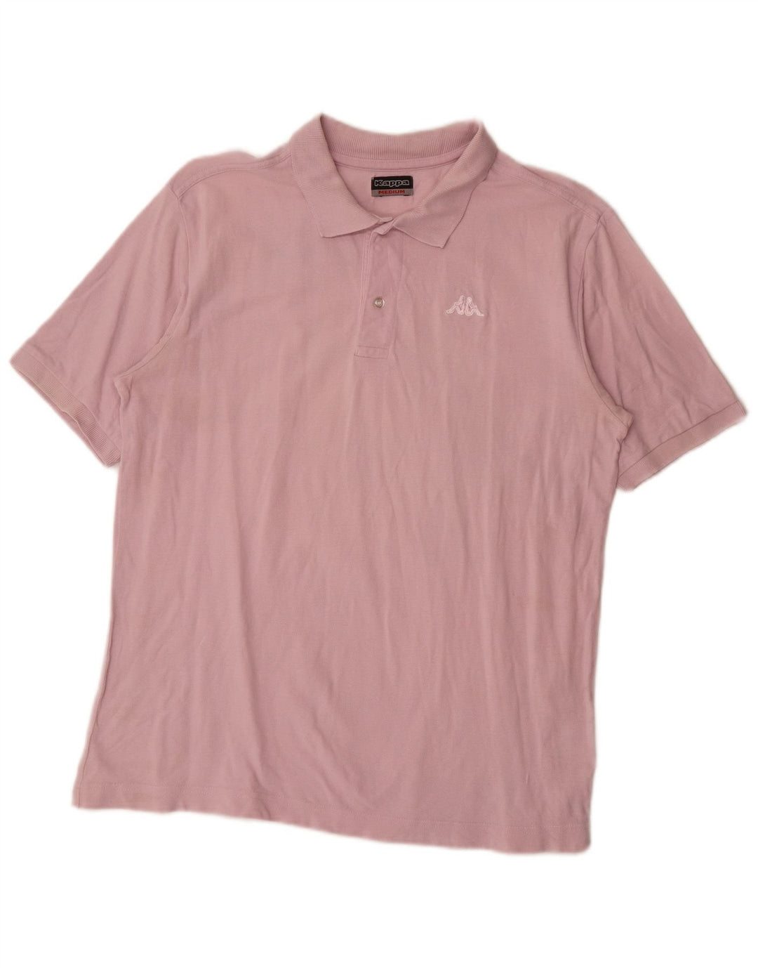 Polo Kappa Hombre Algodón Rosa Medio
