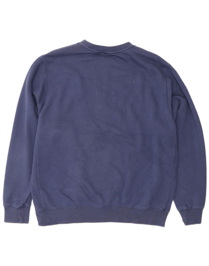 Nike Hombre Sudadera Jumper Grande Azul Marino Algodón