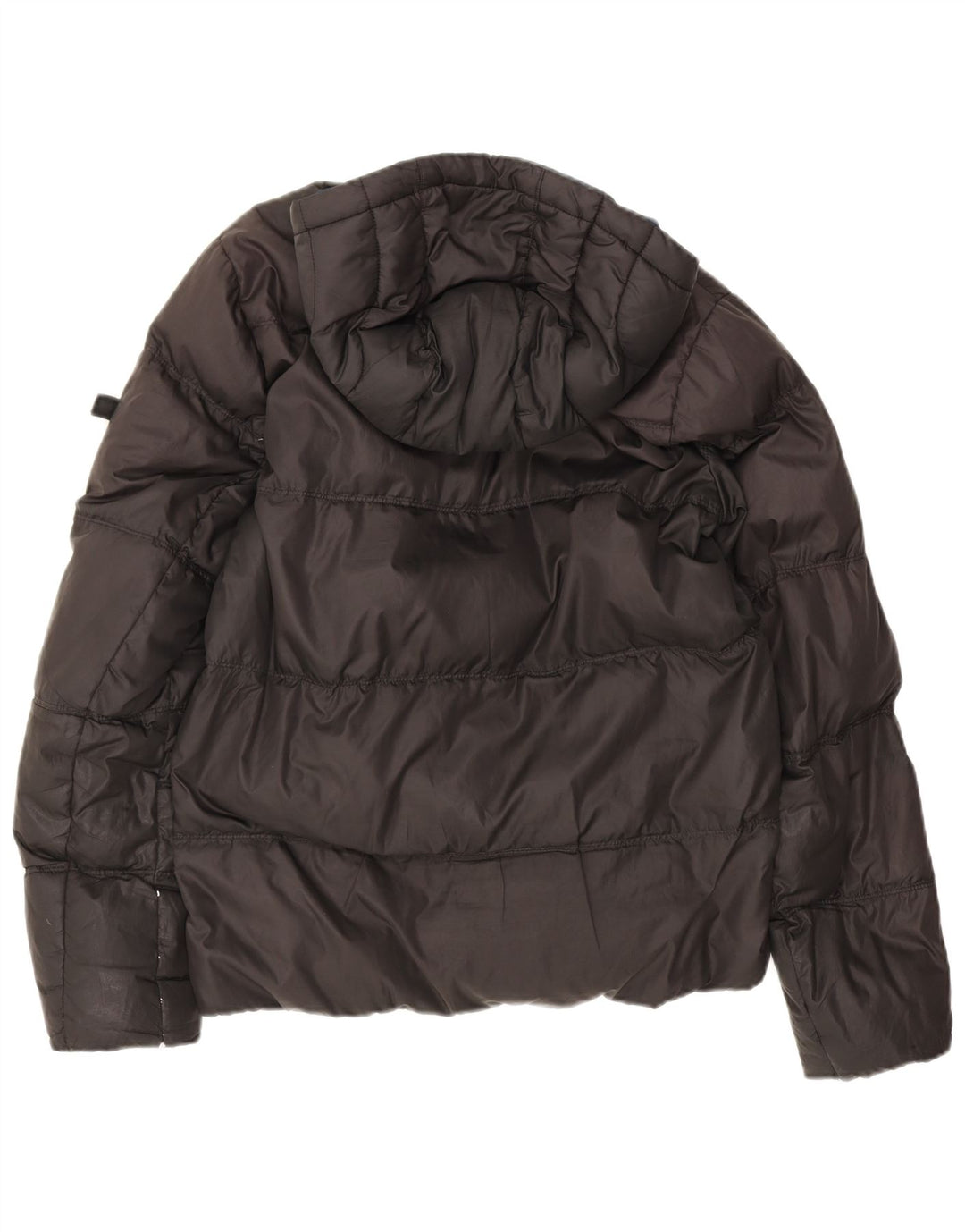 Tommy Hilfiger Chaqueta acolchada con capucha para hombre UK 38 Mediana Poliéster negro