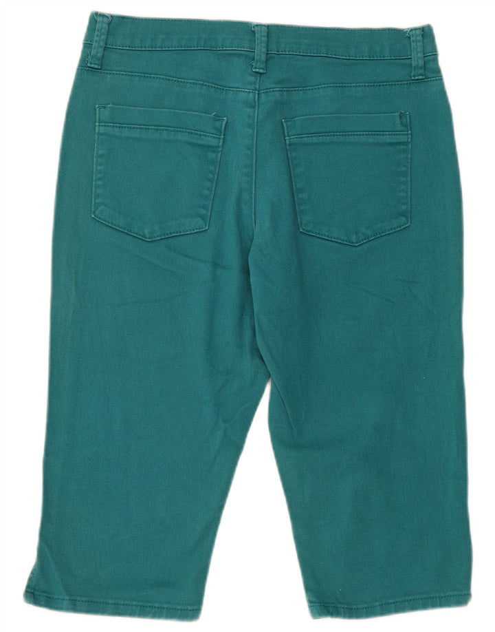 Lee Pantalones cortos de mezclilla de ajuste clásico para mujer US 8 mediano W30 algodón verde
