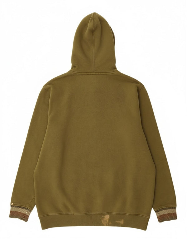 Tommy Hilfiger Jersey con capucha gráfico alto para hombre 2XL Algodón caqui