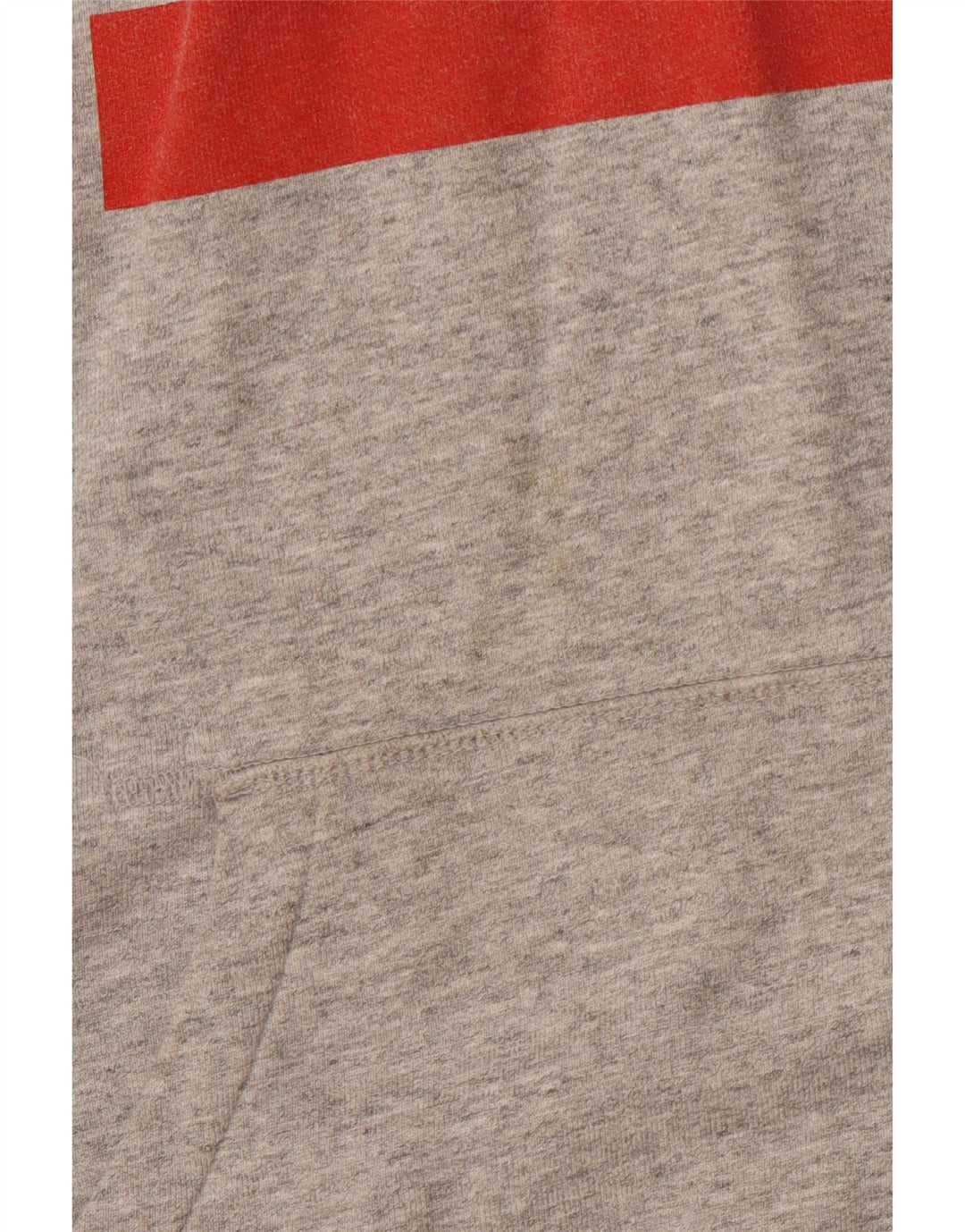 LEVI'S Jersey con capucha gráfico para mujer Reino Unido 14 Algodón moteado gris medio