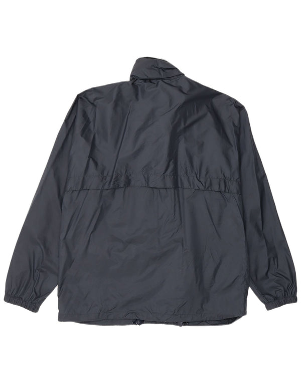 Champion Chaqueta impermeable con capucha para hombre UK 36 Small Azul marino Poliamida