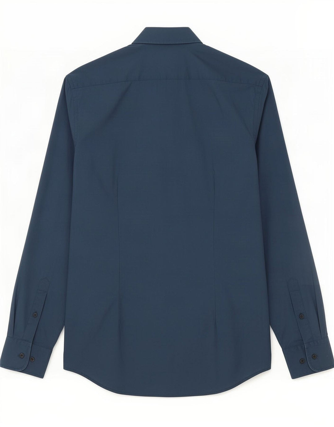 Camisa Calvin Klein Hombre Slim Fit Algodón Azul Medio