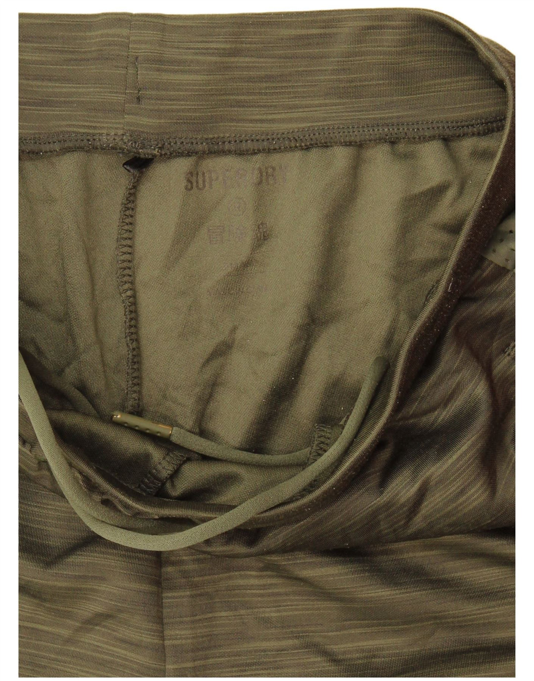 Superdry Pantalones De Chándal Para Hombre Pequeños De Poliéster Moteado De Color Caqui
