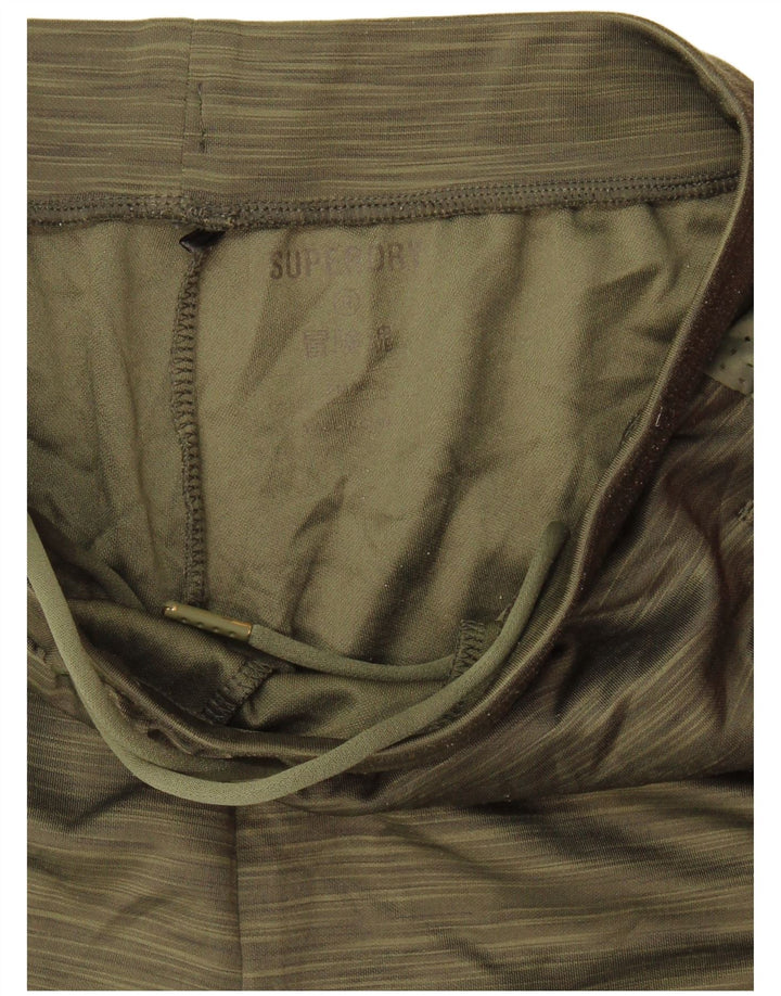Superdry Pantalones De Chándal Para Hombre Pequeños De Poliéster Moteado De Color Caqui
