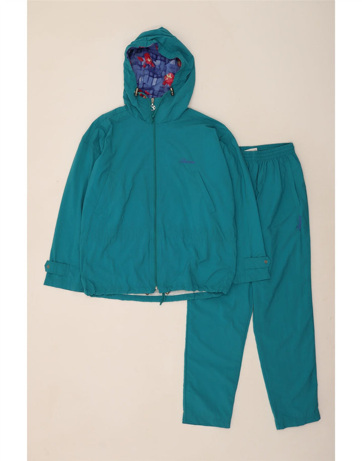 Diadora Chándal completo extragrande con capucha para mujer, talla 44, poliamida azul medio
