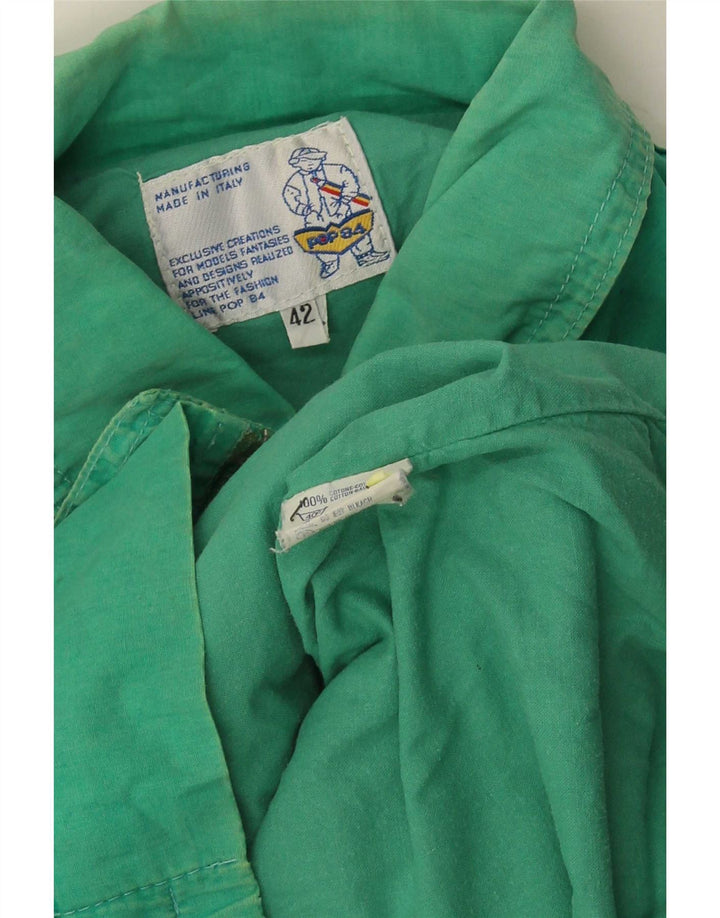 POP 84 Chaqueta bomber para hombre IT 42 XL Algodón verde