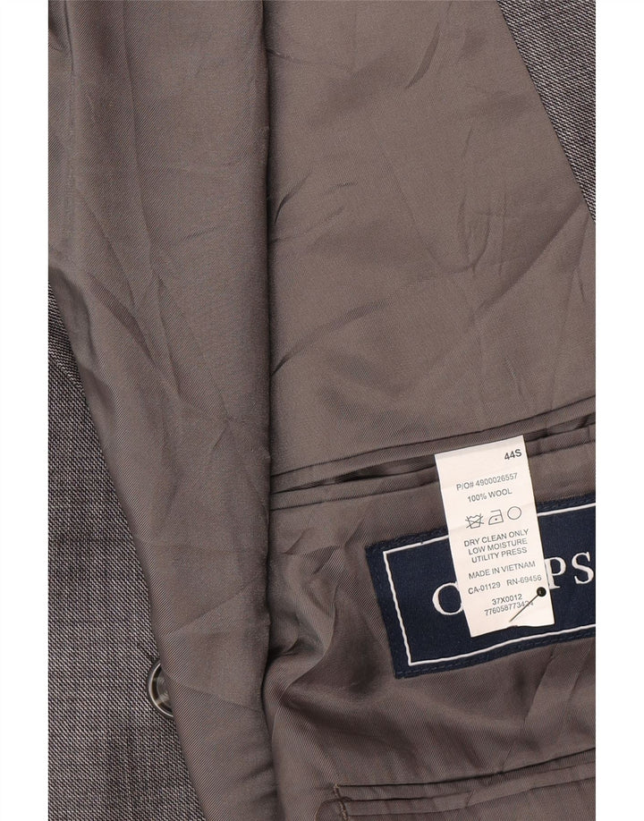 Chaps Chaqueta tipo blazer de 2 botones para hombre UK 44 2XL Lana gris