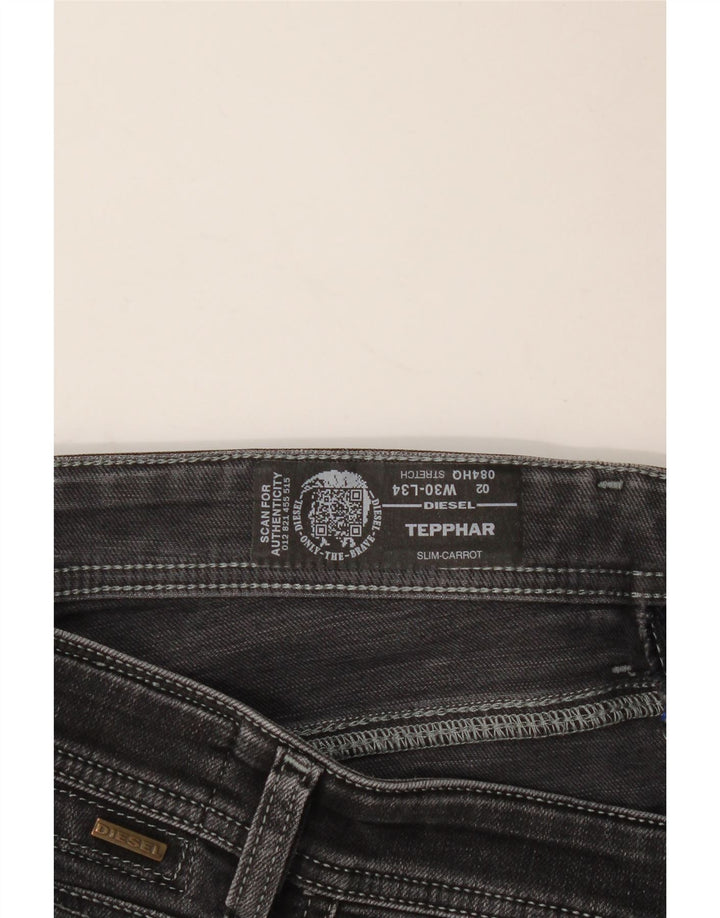 DIESEL Vaqueros ajustados Tepphar Carrot W30 L31 Black para hombre