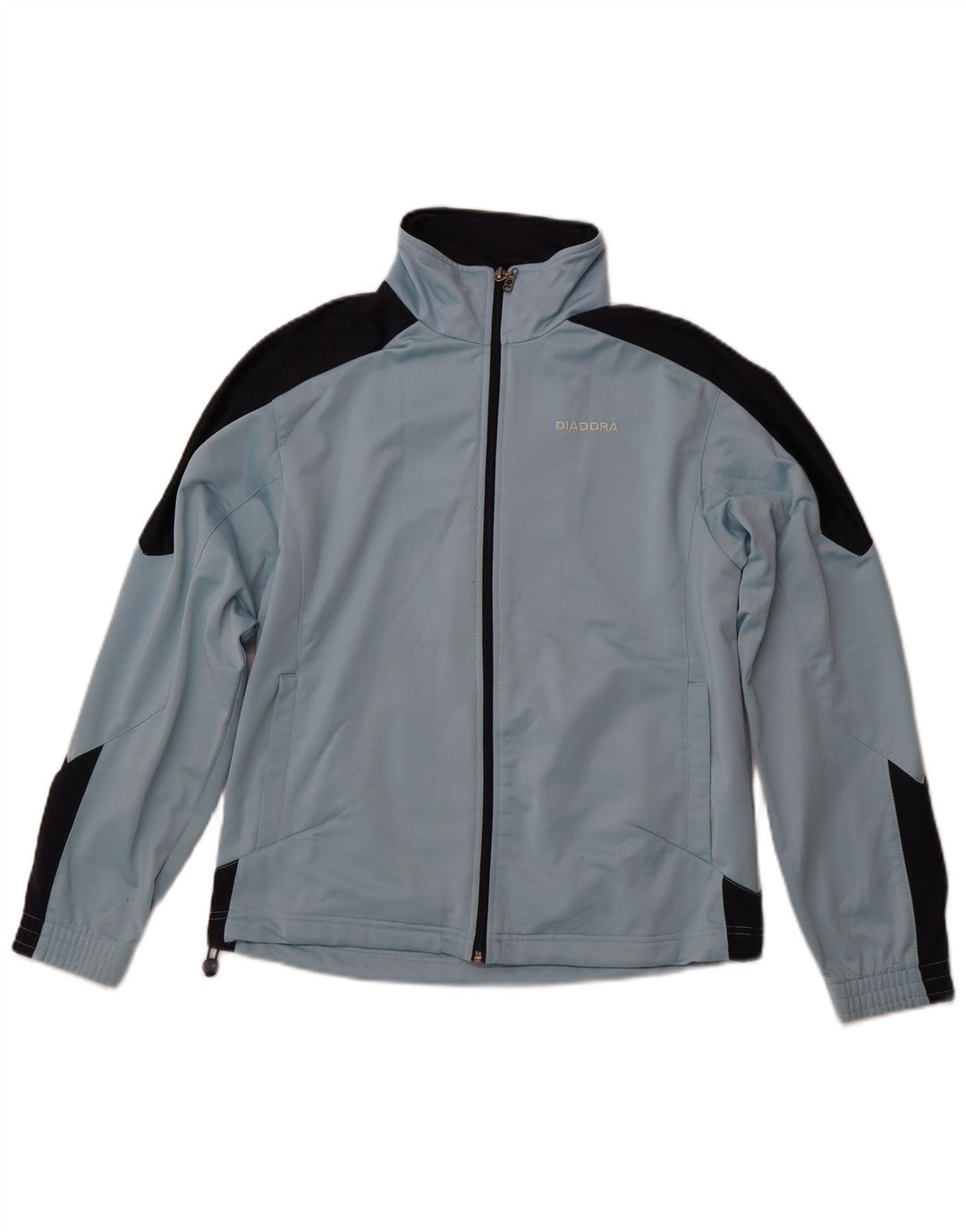 DIADORA Chaqueta de chándal para hombre ES 36 Small Azul Colorblock Poliéster