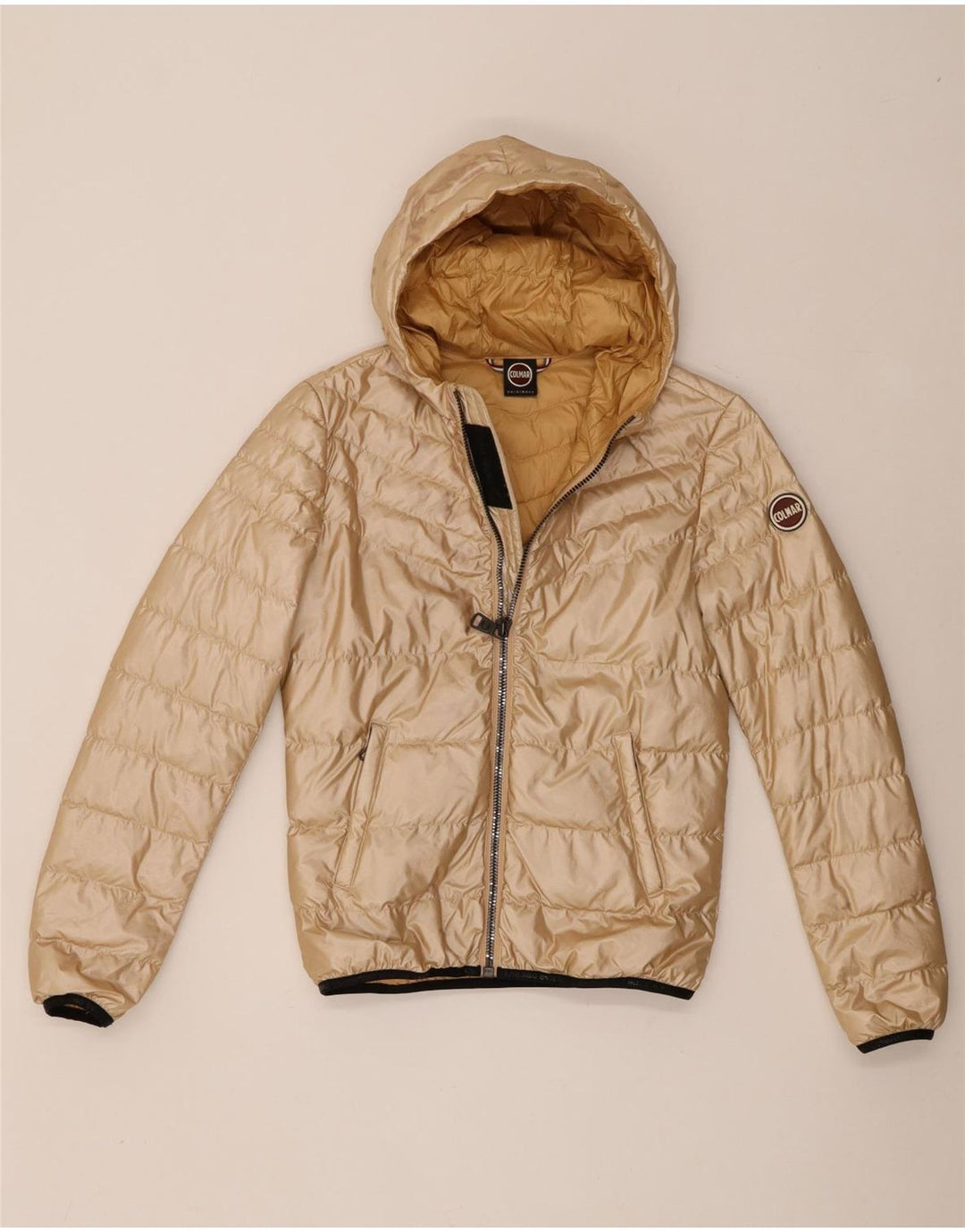 Chaqueta acolchada con capucha Colmar para mujer IT 40 XS Nylon dorado