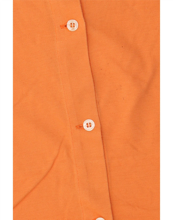 SERGIO TACCHINI Blusa camisera de manga corta para mujer UK 44 Naranja medio