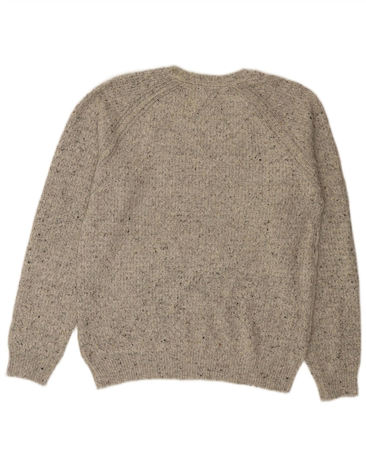 Marks & Spencer Suéter De Cuello Redondo Para Hombre Gris Medio Moteado