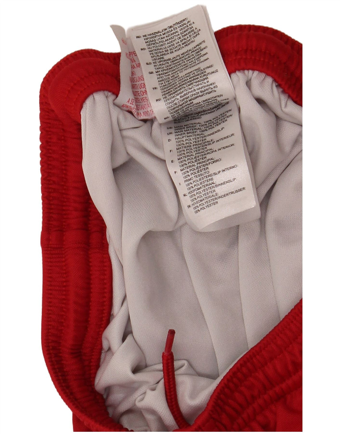 Adidas Chicos Climalite Sport Shorts 13-14 Años Rojo Poliéster