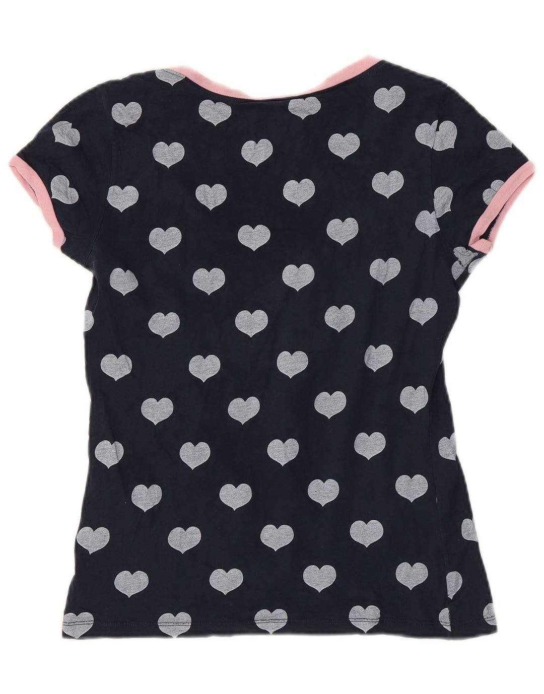 Converse - Camiseta con estampado abstracto para mujer, talla 40, talla mediana, color azul marino