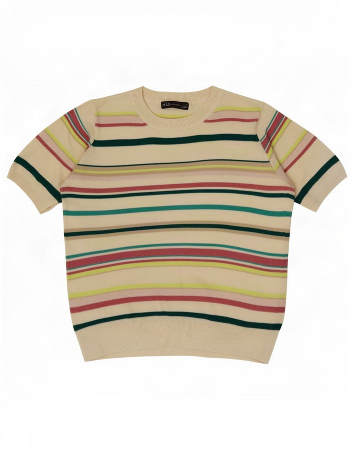 Marks & Spencer - Jersey de cuello redondo para mujer, talla 40, talla M, multicolor