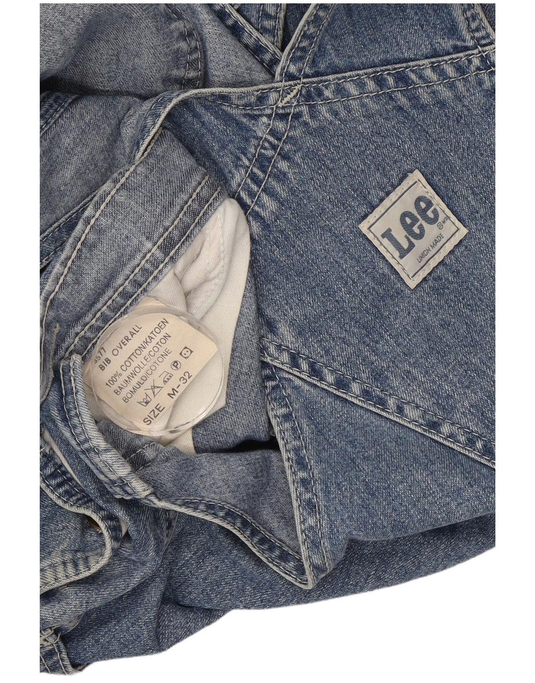 Lee Mens Dungarees Jeans Medium W32 L32 Algodón Azul